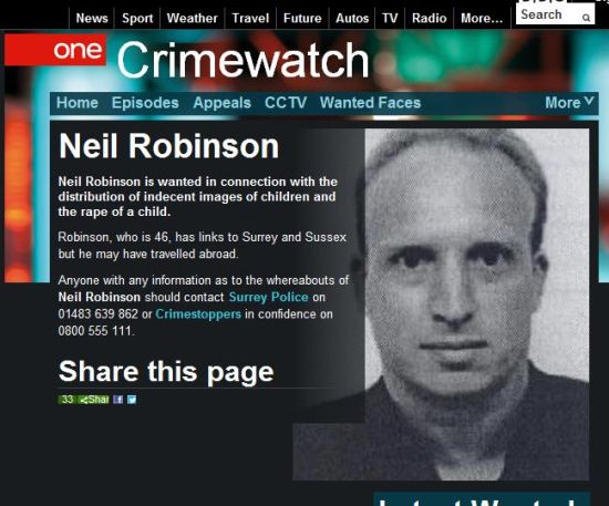 英国性侵儿童罪犯遭通缉 或潜伏北京当教师 英国性侵儿童罪犯遭通缉 或潜伏北京当教师