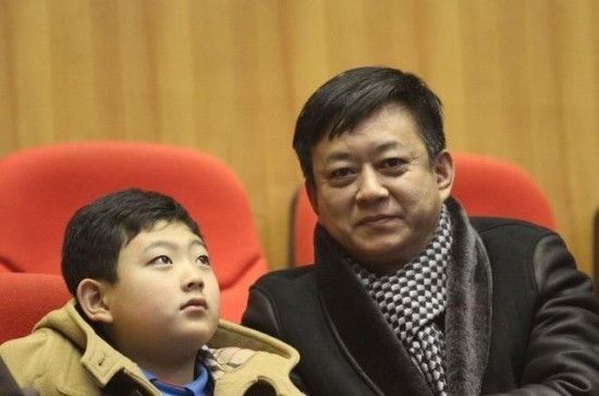 朱军与儿子 朱军与儿子