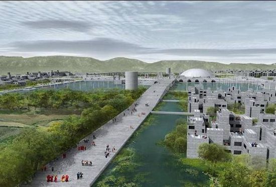 规划中的那烂陀大学新校区 规划中的那烂陀大学新校区