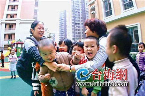 ▲南坑中心幼儿园今年秋季刚投用
