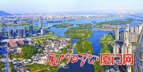 集美将在未来两年加大力度营造更加安全稳定和谐的社会环境。(本报记者王火炎航拍器摄)