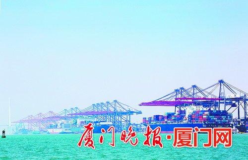 ▲海沧经济发展动力强劲。