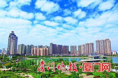 海沧新城建设日新月异。
