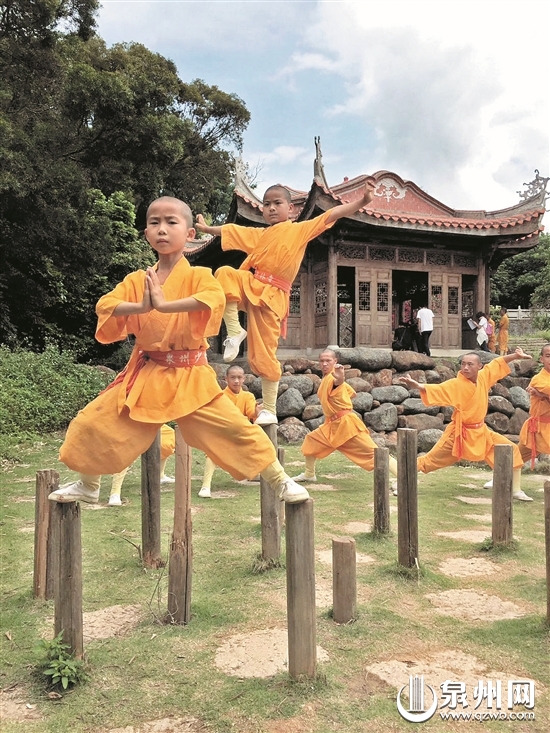 小武僧平时练功图 (本文图片由受访者提供)